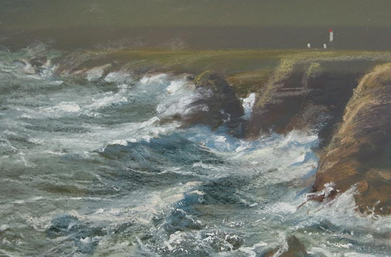 Tempête à la côte