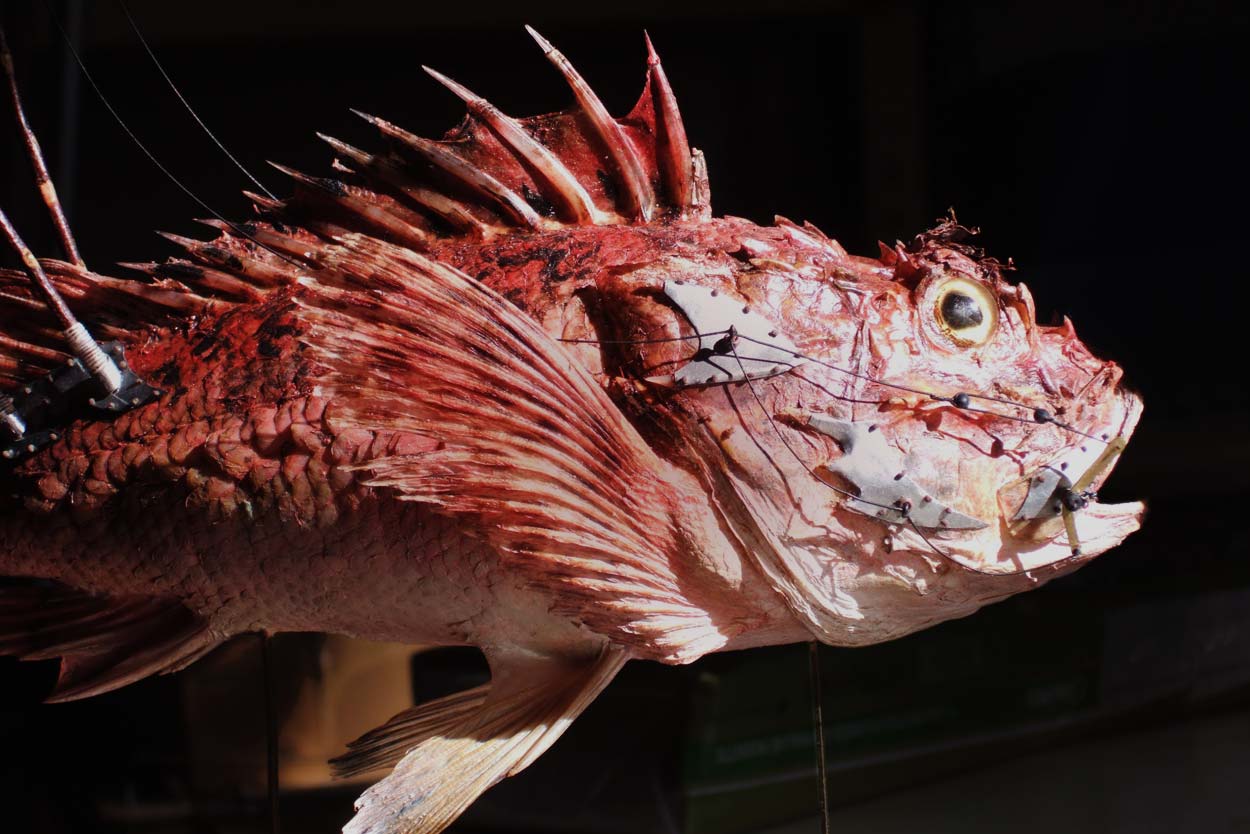 Une sculpture marine